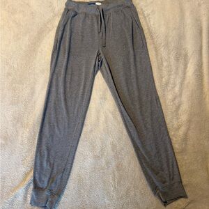 Old Navy Men’s Small Soft Knit Drawstring Joggers in Heather Gray